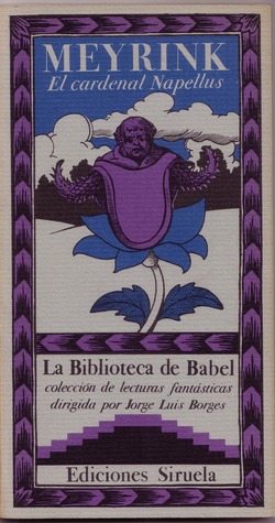 Portada de El cardenal Napellus, de Gustav Meyrink