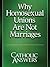 Why Homosexual Unions Are Not Marriages