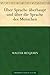 Über Sprache überhaupt und über die Sprache des Menschen