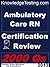 Ambulatory Nursing Certific...