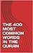 THE 400 MOST COMMON WORDS I...