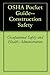 OSHA Pocket Guide--Construction Safety