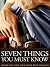 The 7 Things You Must Know ...