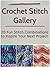 Crochet Stitch Gallery: A S...