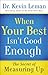 When Your Best Isn't Good Enough by Kevin Leman