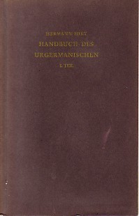 Handbuch des Urgermanischen (Three Volumes)