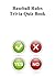 Baseball Rules Trivia Quiz Book by Trivia Quiz Book