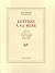 Lettres à sa mère, I : 1898–1918