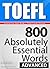 TOEFL Interactive Quiz Book + Online + Flash Cards/800 Absolutely Essential Words/ADVANCED. A powerful method to learn the vocabulary you need.
