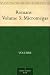 Micromegas (Romans Volume 3)