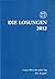 Die Losungen Deutschland 2012/Die Losungen 2012. Normalausgabe