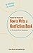 How to Write a Nonfiction B...