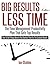 THE BIG RESULTS STRATEGY: The time management productivity plan that gets top results - How to get things done in the shortest time for the greatest results (Business Books Book 1)