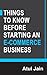 Things to Know Before Starting an e-Commerce Business