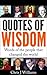 Quotes Of Wisdom - The word...
