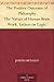 The Positive Outcome of Philosophy The Nature of Human Brain Work. Letters on Logic.
