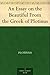 An Essay on the Beautiful From the Greek of Plotinus