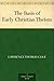 The Basis of Early Christian Theism