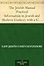 The Jewish Manual Practical Information in Jewish and Modern ... by Judith Cohen Montefiore