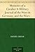 Memoirs of a Cavalier A Military Journal of the Wars in Germany, and the Wars in England. From the Year 1632 to the Year 1648.