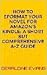 How to eFormat Your Novel F...