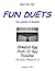 Fun Duets for Piano 4-Hands: Shmateh-Rag, Plain Ol' Rag, Vocalise on Bach Prelude No. 1