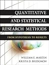 Book cover for Quantitative and Statistical Research Methods: From Hypothesis to Results (Research Methods for the Social Sciences Book 42)