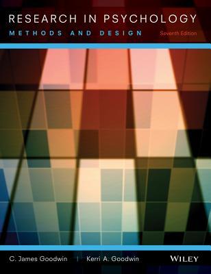 Research In Psychology: Methods and Design (Delisted)