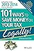 101 Ways to Save Money on Your Tax - Legally! 2013 - 2014