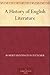 A History of English Litera...