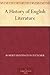 A History of English Literature