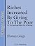Riches Increased By Giving To The Poor (Vintage Puritan)