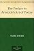 The Preface to Aristotle's Art of Poetry