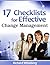 17 Checklists for Effective Change Management