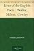 Lives of the English Poets : Waller, Milton, Cowley