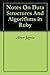 Notes On Data Structures And Algorithms in Ruby