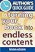 Author's Quick Guide to Turning Your Book into Endless Content