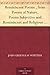 Reminiscent Poems , from Poems of Nature, Poems Subjective and Reminiscent and Religious Poems Volume II., the Works of Whittier