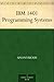IBM 1401 Programming Systems