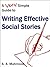A Very Simple Guide to Writing Effective Social Stories