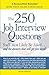 The 250 Job Interview Questions by Peter Veruki
