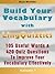 Build Your Vocabulary - The Vocabulary Builder with 105 Useful Words & 420 Quiz Questions!