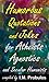 Humorous Quotations and Jokes for Atheists Agnostics and Secu... by I.M. Probulos