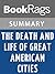 Summary & Study Guide The Death and Life of Great American Cities by Jane Jacobsl