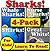 Shark 4-Pack! Learn About Sharks While Learning To Read - Sharks Photos And Facts Make It Easy! (Over 150+ Photos of Sharks)