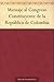 Mensaje al Congreso Constituyente de la República de Colombia