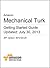 Amazon Mechanical Turk Getting Started Guide