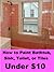 How to Paint Bathtub, Sink,...
