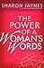 The Power of a Woman's Words by Sharon Jaynes