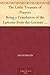 The Little Treasure of Prayers Being a Translation of the Epitome from the German Larger 'Treasure of prayers' ['Gebets-Schatz']